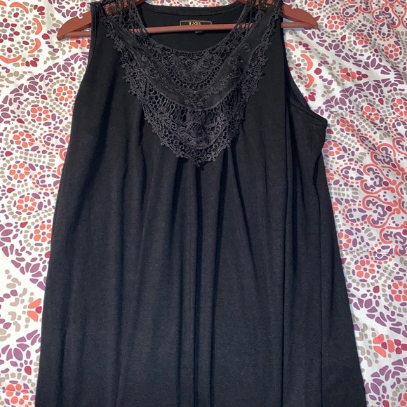 L&B Tops - L&B Lace Tank